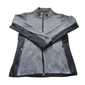 Marc New York Women’s Medium Full Zip Fleece Jacket Gray
